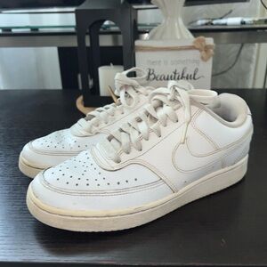 Nike White Low-Top Sneakers